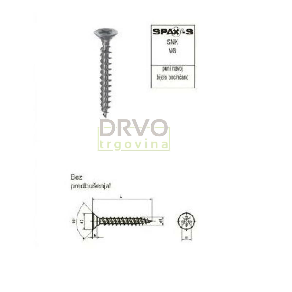 VIJAK SPAX 3,5/17 104404793 