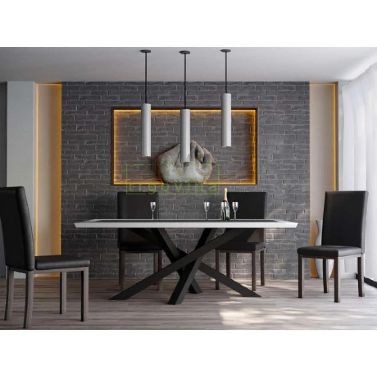 POSTOLJE STOLA NEW YORK CRNO RAL 9005 