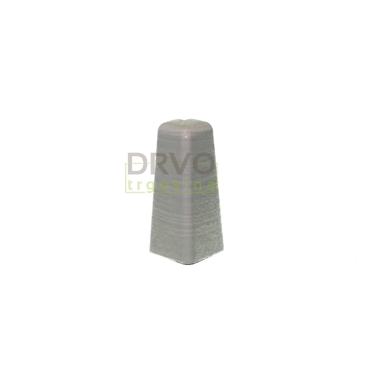 PVC KUT VANJSKI ZA LETVICU P71 SIVI (BST) 