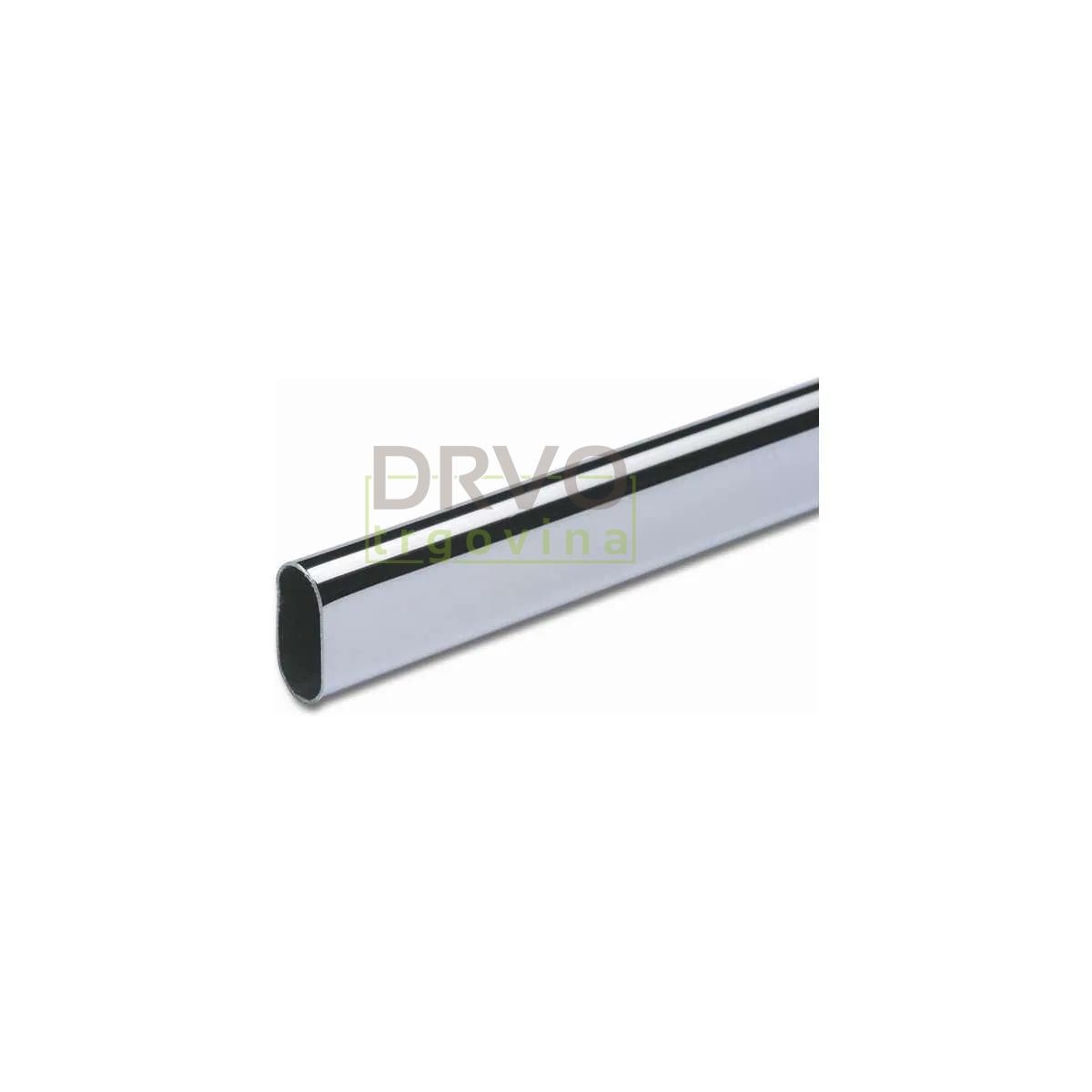 GARDEROBNA CIJEV OVALNA 103385050/385049 KROM 