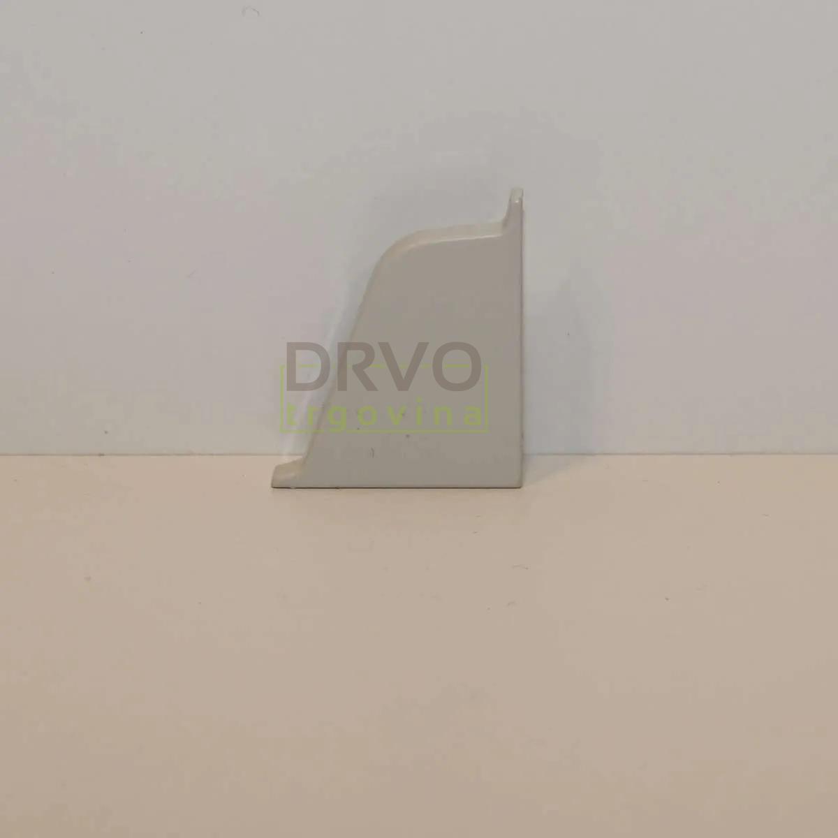 PVC ZAVRŠETAK DESNI x ZA LETVICU ZA RADNU PLOČU SIVI 12522791022/98102 