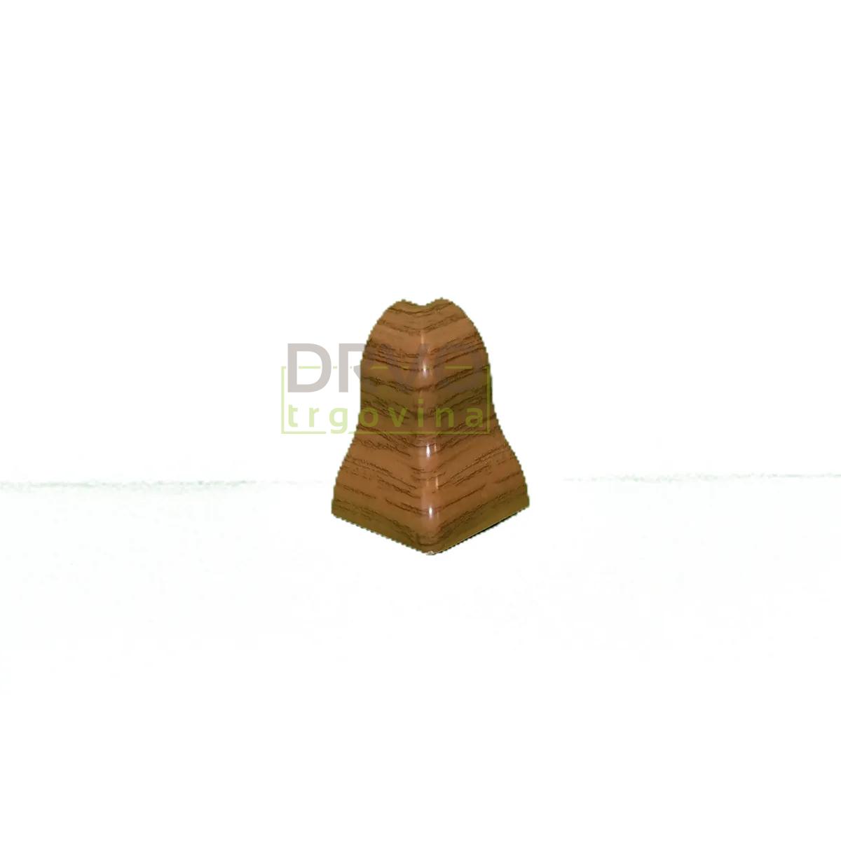PVC KUT VANJSKI ZA LETVICU P27 HRAST(DAB-10) 