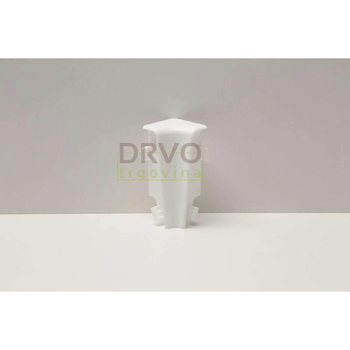 PVC KUT UNUTARNJI ZA LETVICU P71 BIJELI 