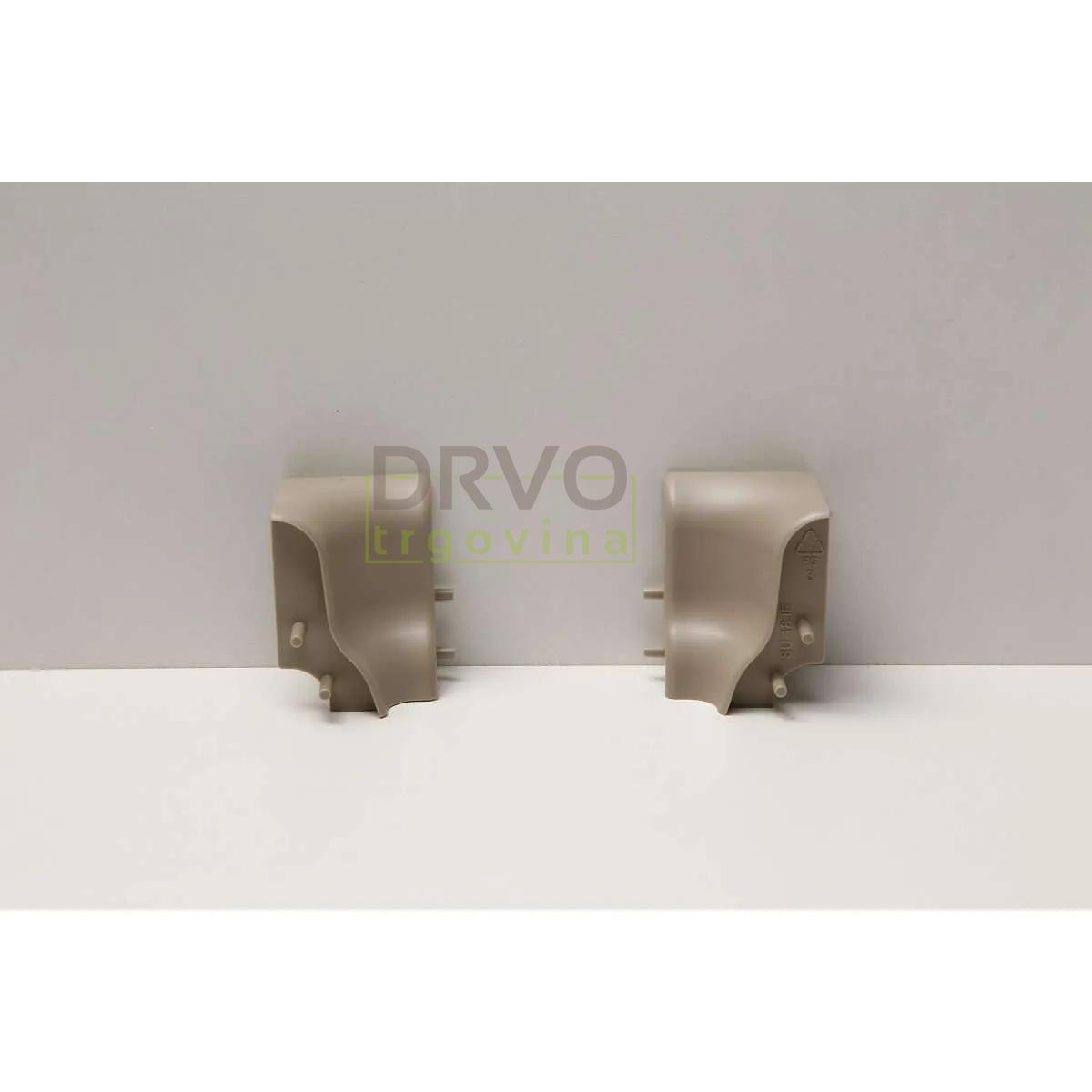 PVC KUT UNUTARNJI ZA LETVICE FOEI SIVI STFA104 712069 