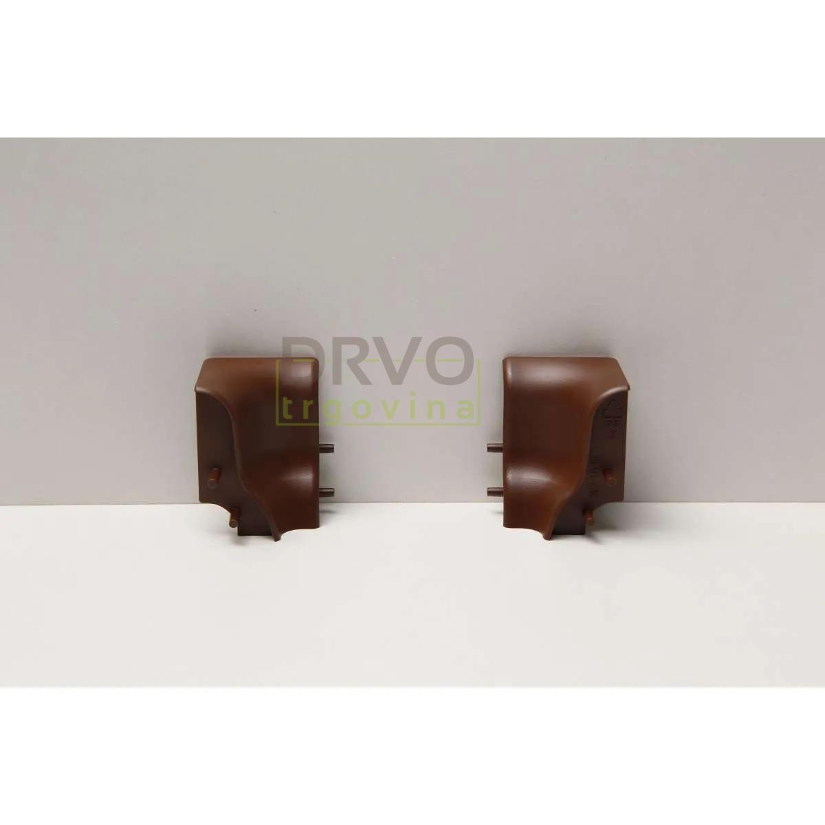 PVC KUT UNUTARNJI ZA LETVICE FOEI MERBAU / ORAH STMA80 708533 