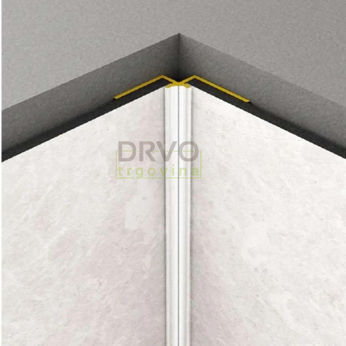 UNUTARNJI PROFIL ROCKO BIJELI 2800mm 