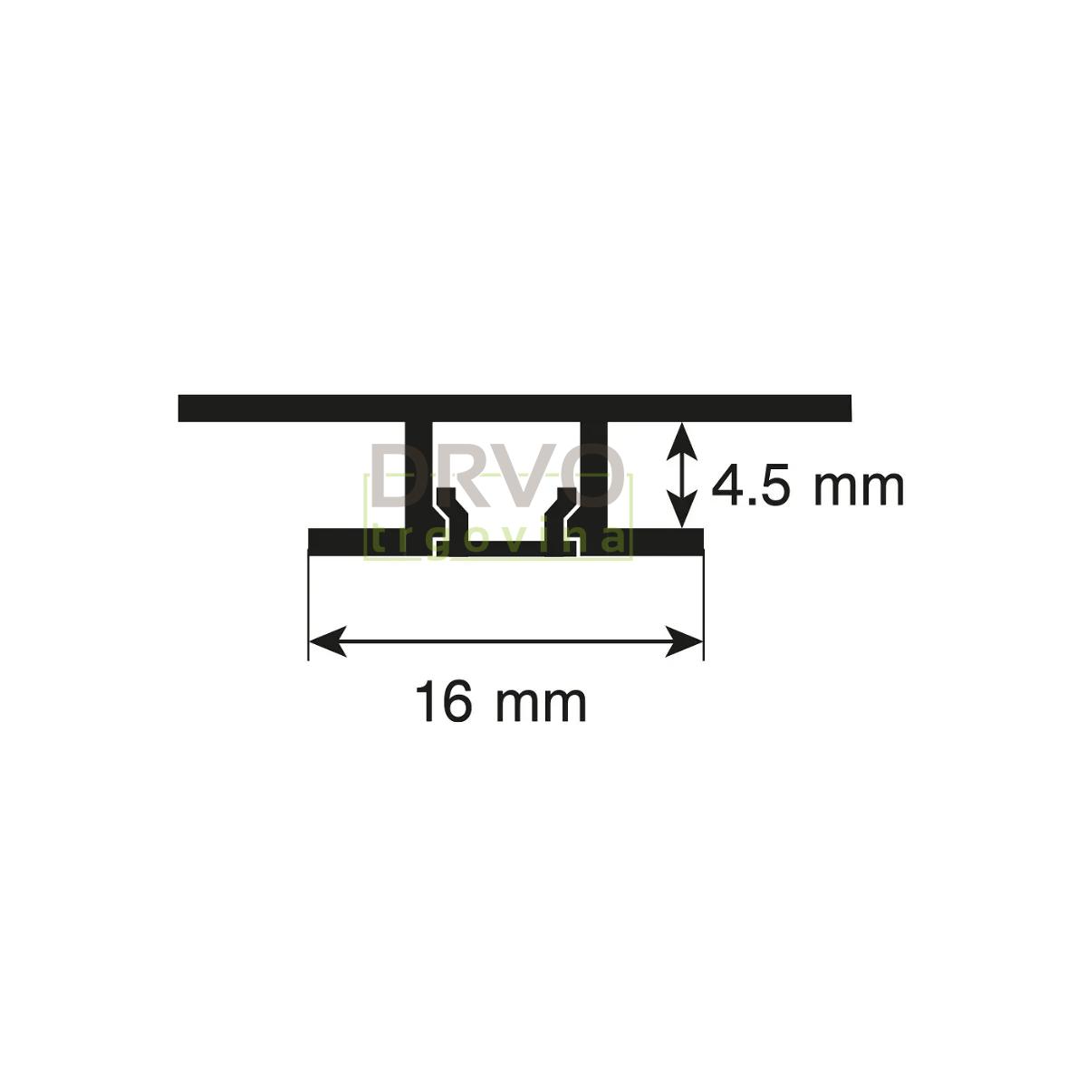 LED profil ROCKO 2800 mm 