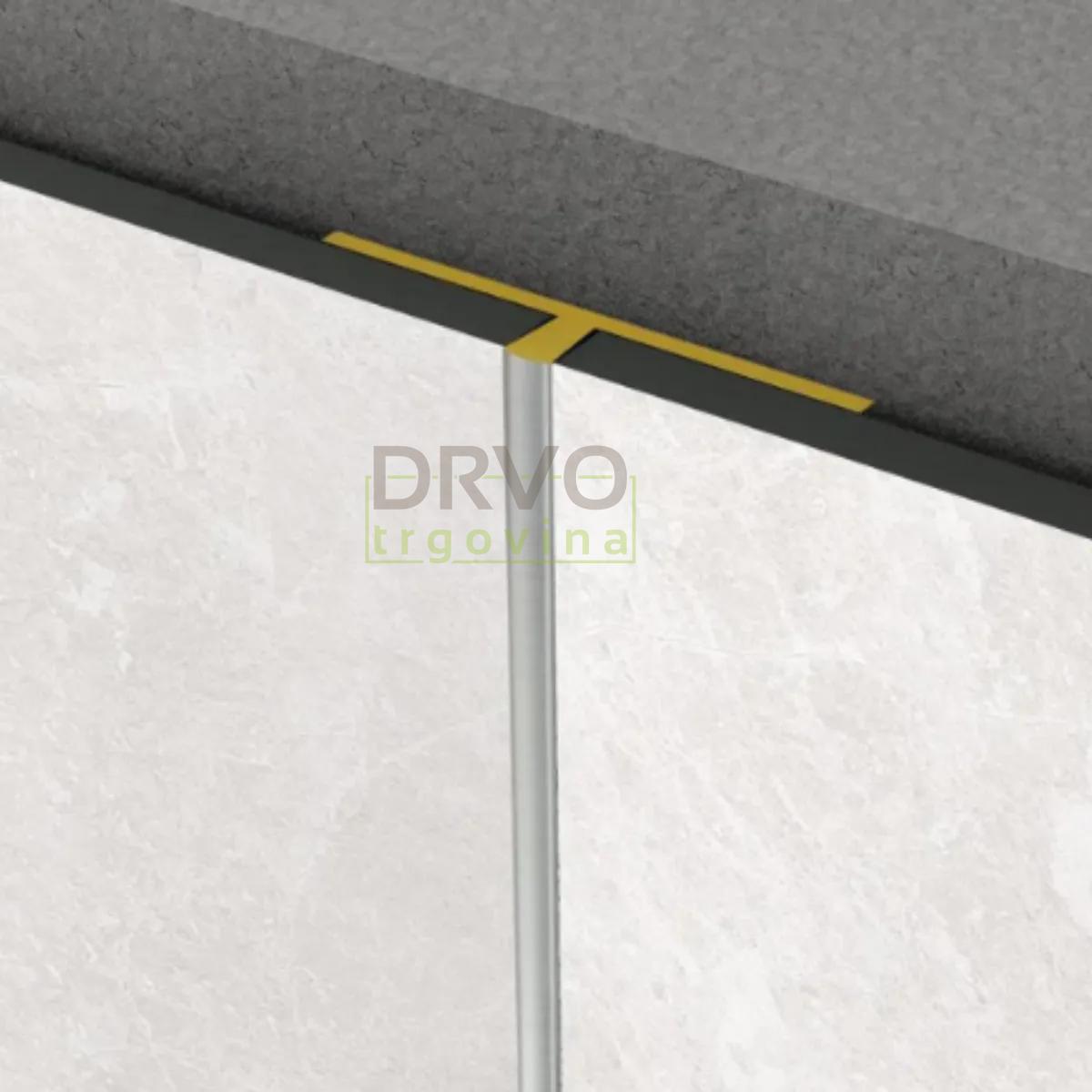 SPOJNI PROFIL SLIM ROCKO SREBRNI 2800mm 