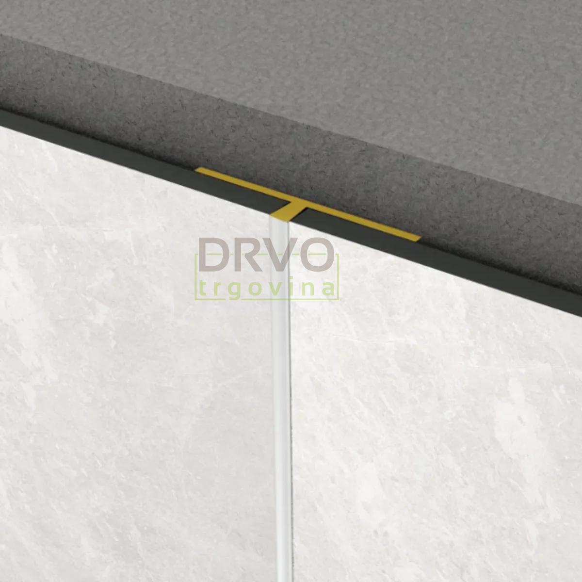 SPOJNI PROFIL SLIM ROCKO BIJELI 2800mm 