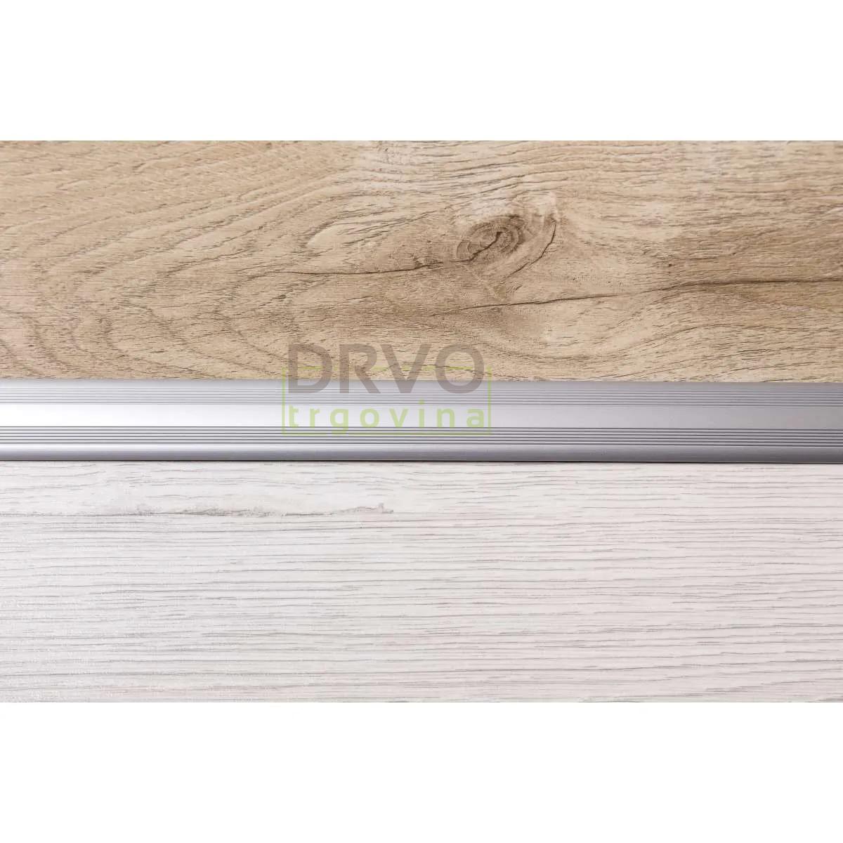 ALU PROFIL SIMPLE-FIX 25 90/SREBRNI SAMOLJEPLJIVI PRIJELAZNI ZAOBLJENI 28mm 