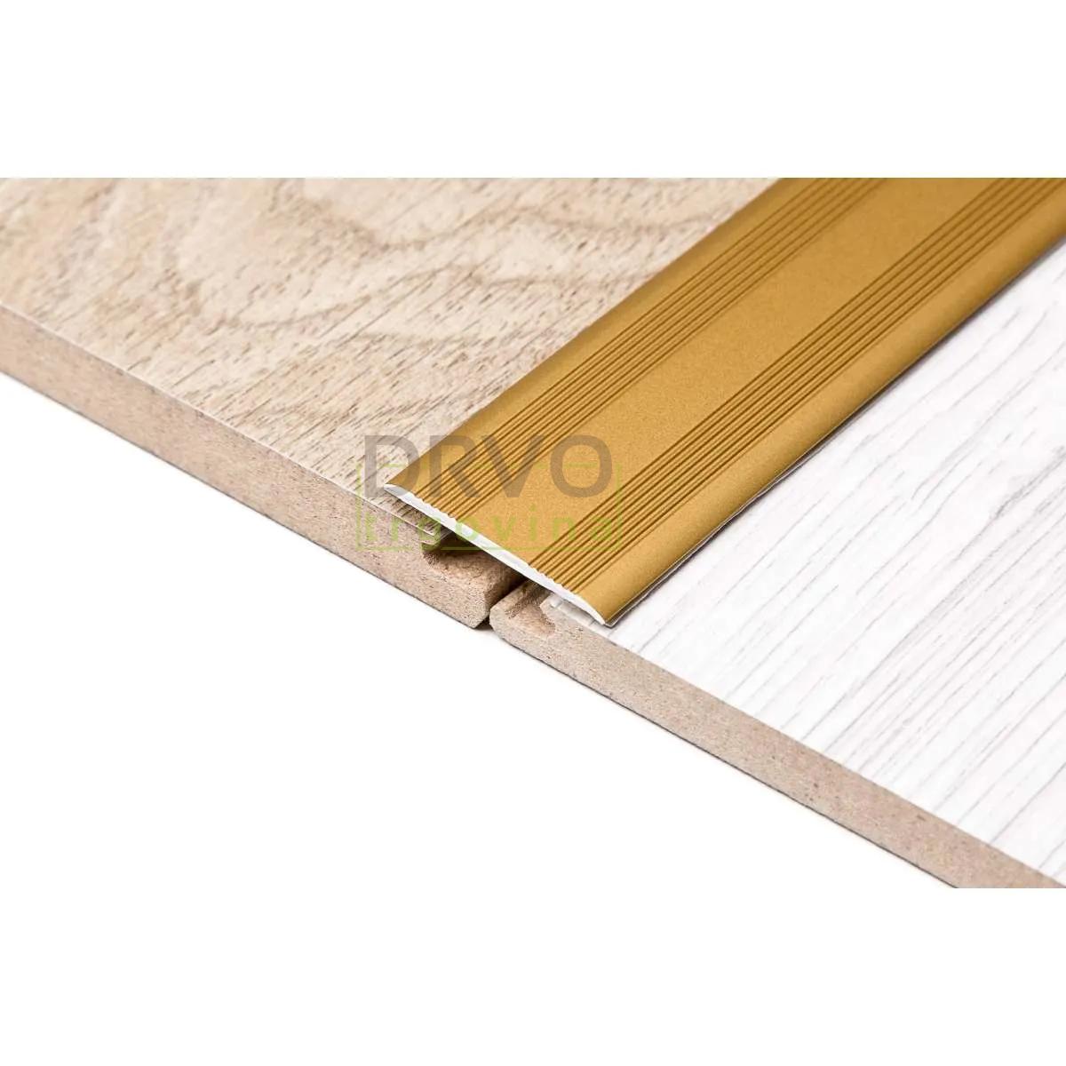 ALU PROFIL SIMPLE-FIX 23 90/ZLATNI SAMOLJEPLJIVI PRIJELAZNI RAVNI 28mm 