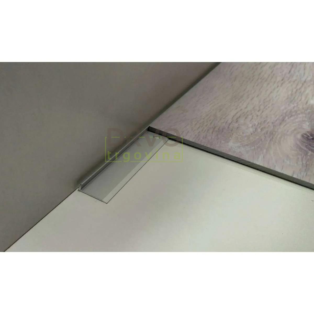 ALU PROFIL SIMPLE-FIX 27 270/SREBRNI ZAVRŠNI SPC 4,5-5,5mm 