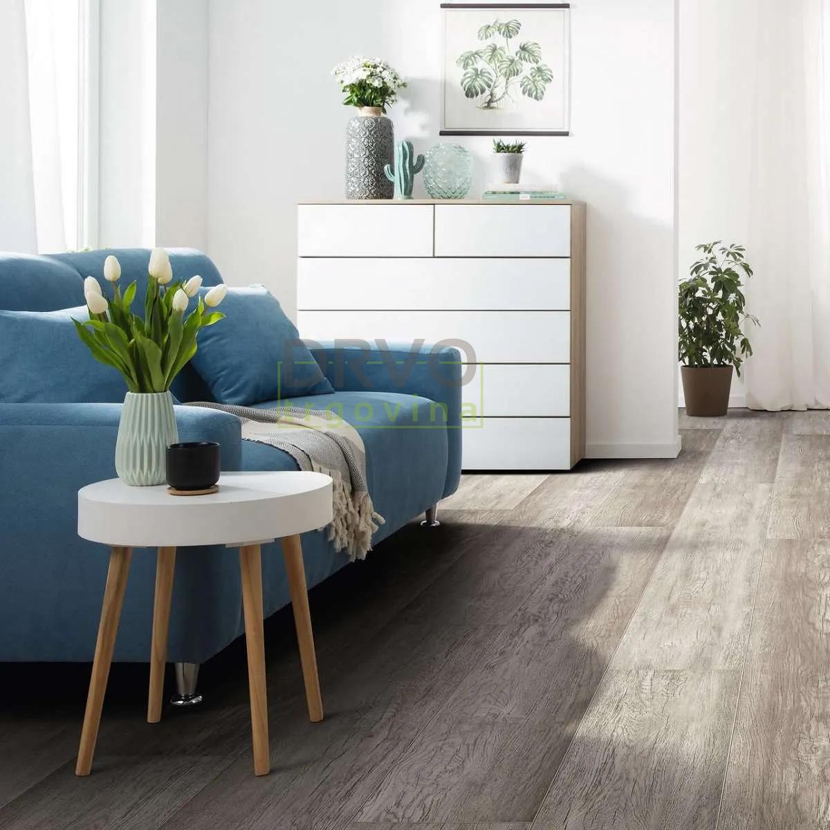 VIŠESLOJNI POD DISANO HARO 9,3mm/Kl.33 CLASSIC AQUA 536 251 COUNTRY OAK GREY p=2,39 m2 