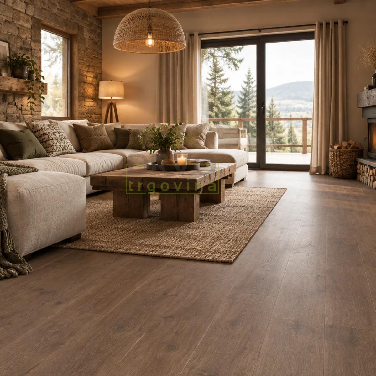 LAMINAT  8mm/Kl.32 CAVALIER 737x RUSTIK HRAST p=2,179 m2 
