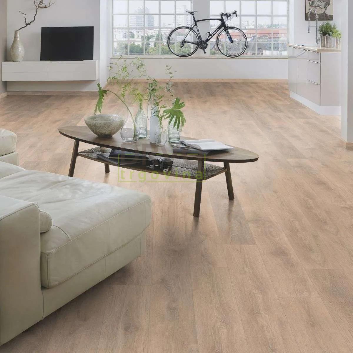 LAMINAT  8mm/Kl.32 SUPER NATURAL CLASSIC PURE+ 8575x HRAST BLONDE RASPOLOŽIVO 15,84m2 