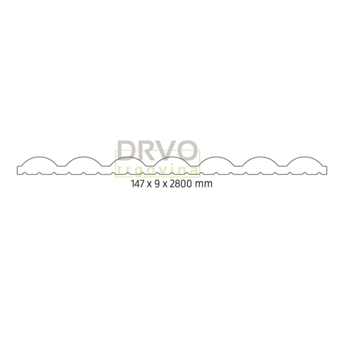 ZIDNA OBLOGA THALIA 3 9/147/2800mm p=0,412m2 