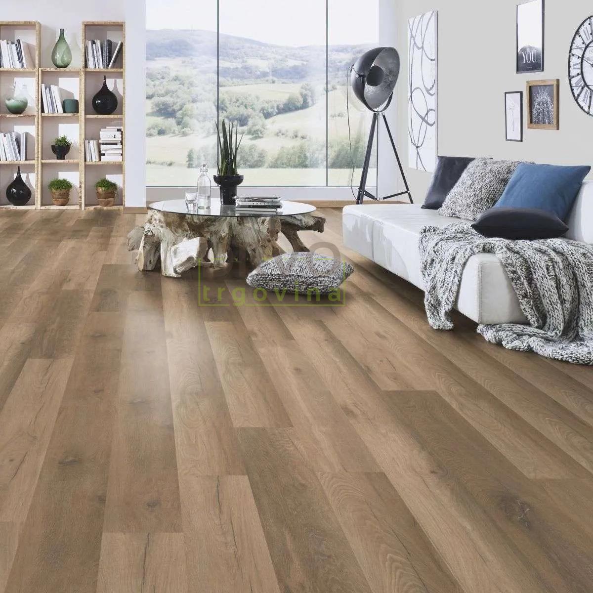 LAMINAT  8mm/Kl.33 ORGANIC Orca PURE + K224 HRAST WILD WEST p=2,26 m2 