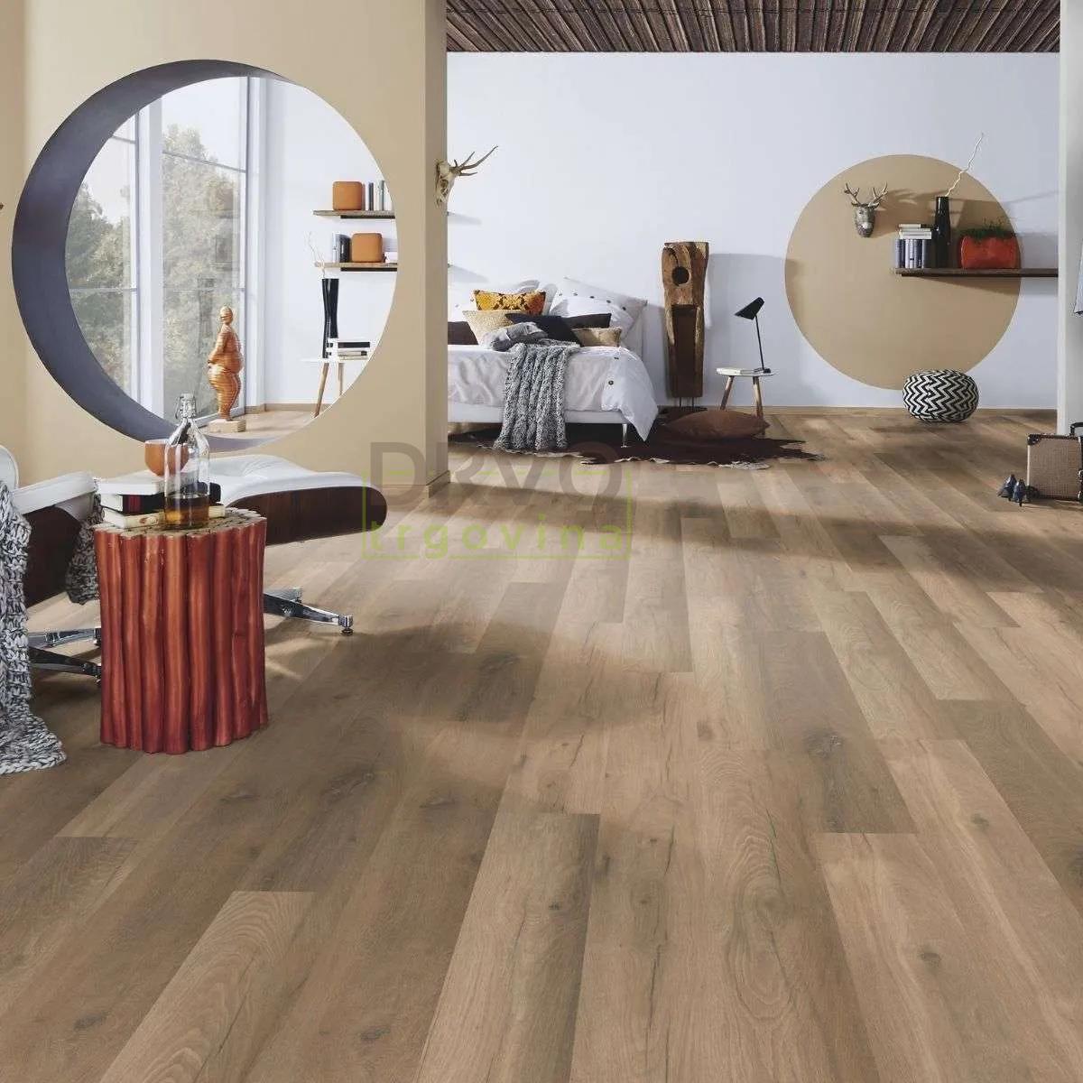 LAMINAT  8mm/Kl.33 ORGANIC Orca PURE + K224 HRAST WILD WEST p=2,26 m2 