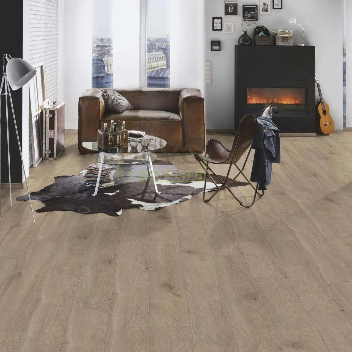 LAMINAT 10mm/Kl.33 KRONOSTEP PURE+ V FUGA K406 HRAST EURUS p=1,758 m2 