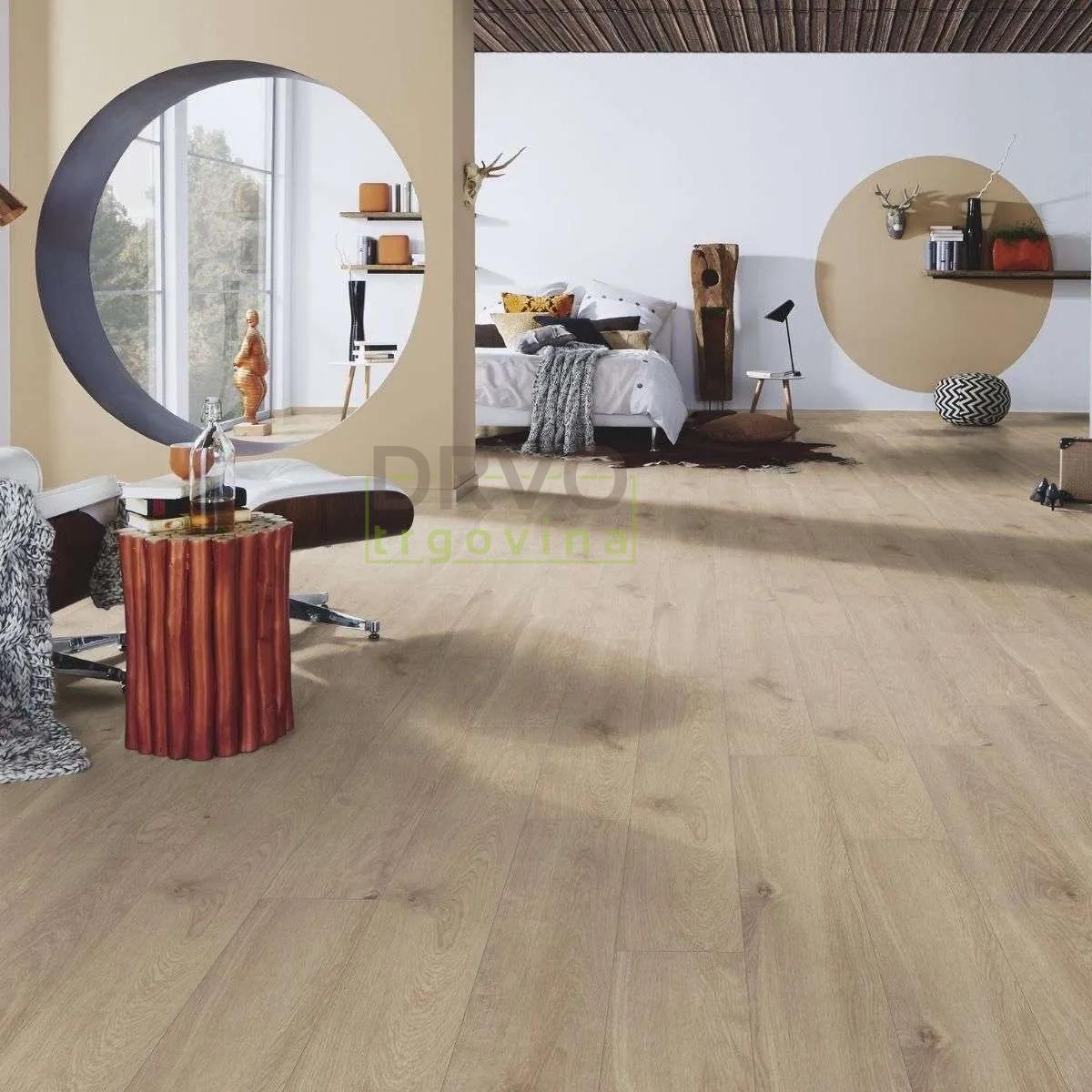LAMINAT 10mm/Kl.33 KRONOSTEP PURE+ V FUGA K406 HRAST EURUS p=1,758 m2 