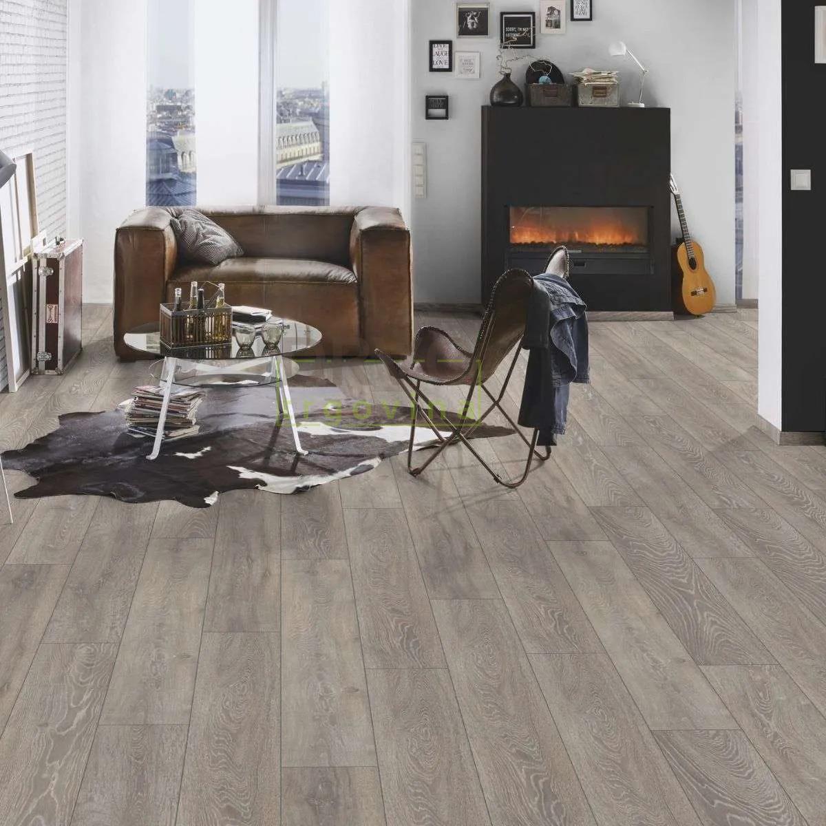 LAMINAT 12mm/Kl.33 FLOOR DREAMS VARIO V FUGA 5542x HRAST SIVI RASPOLOŽIVO 7,40m2 