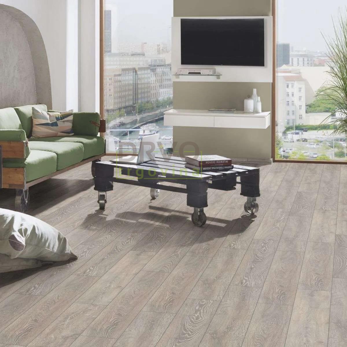 LAMINAT 12mm/Kl.33 FLOOR DREAMS VARIO V FUGA 5542x HRAST SIVI RASPOLOŽIVO 7,40m2 