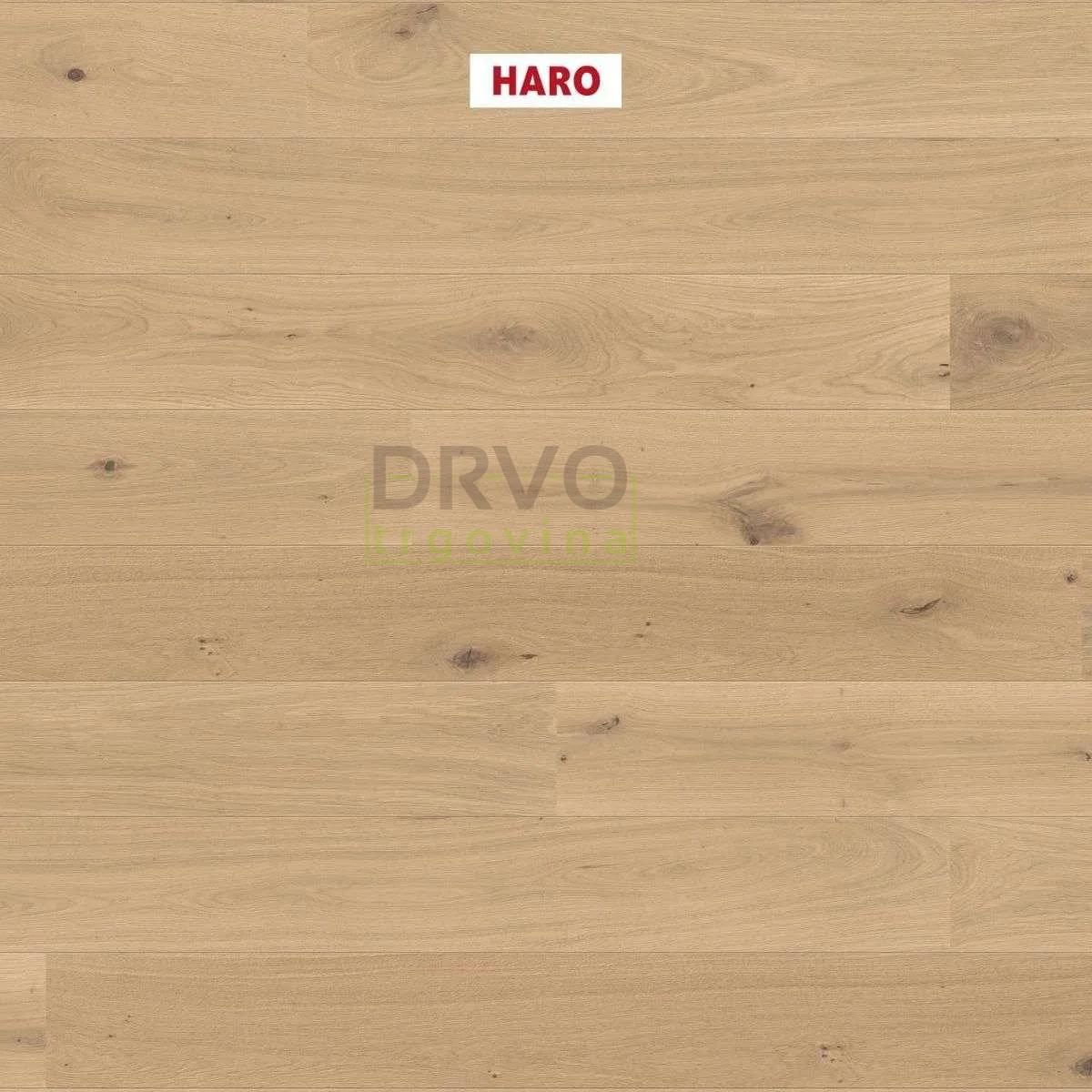 PARKET PANEL 1-S HARO HRAST LIGHT WHITE Universal 2V lakMAT 534 603 x 12/180/2200 mm p=2,38 m2 