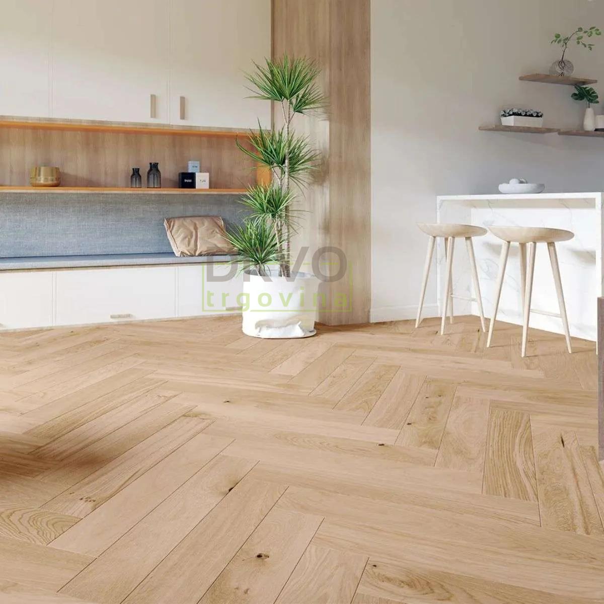 PARKET RIBLJA KOST HERRINGBONE LOMBARDY 725/130/14 mm p=0,65 m2 po narudžbi 