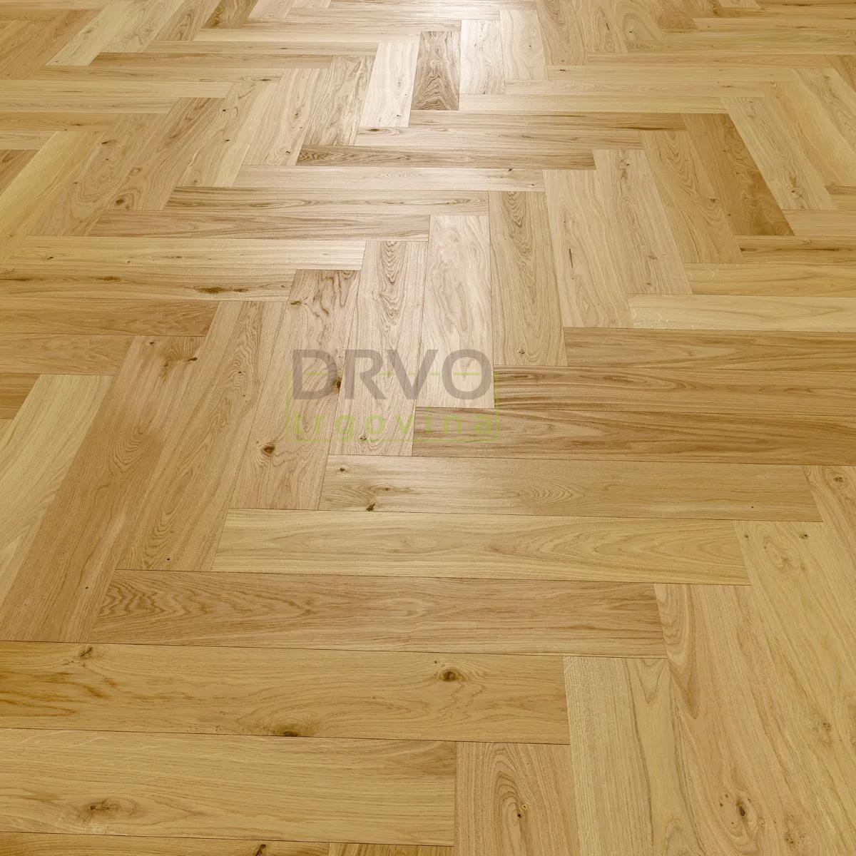 PARKET RIBLJA KOST HERRINGBONE HRAST FRESHY 725/130/14 mm p=0,65 m2 