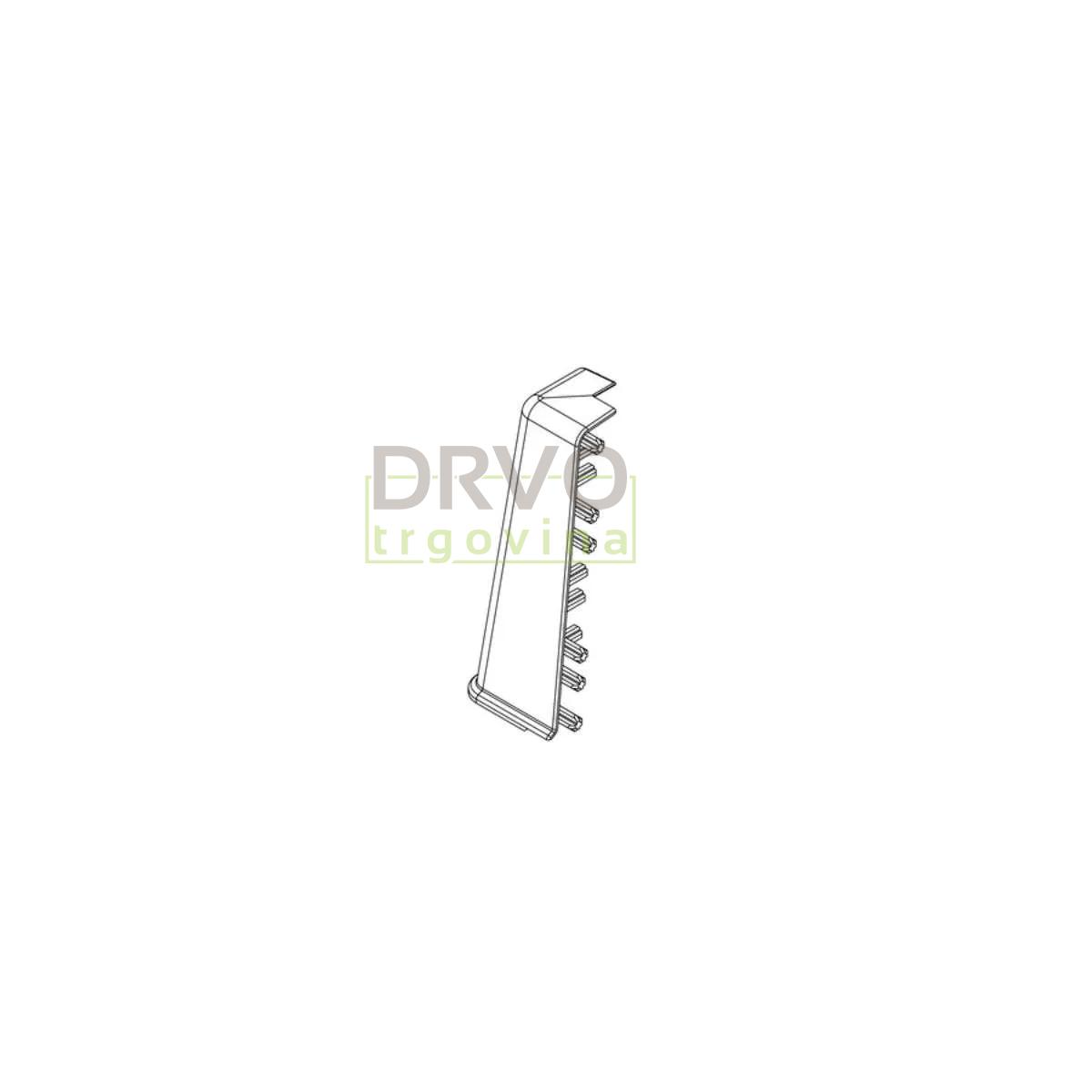 PVC KUT VANJSKI ZA LETVICE HI LINE M256 