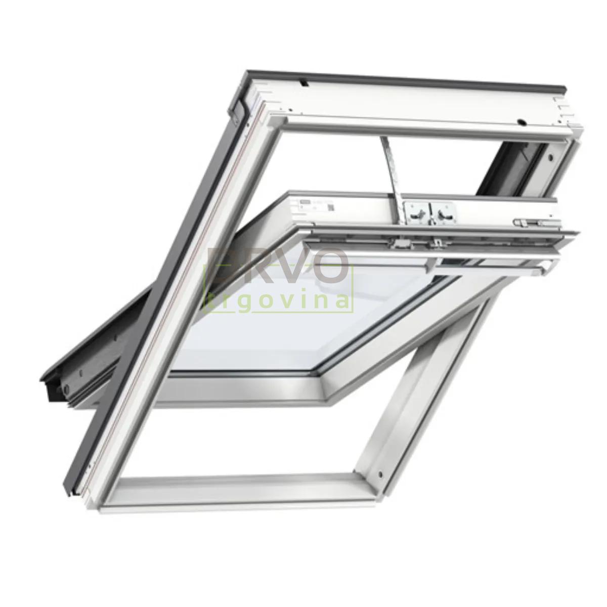 VELUX PREMIUM KROVNI PROZOR, BIJELA BOJA, SOLARNO NAPAJANJE, STAKLO 70 