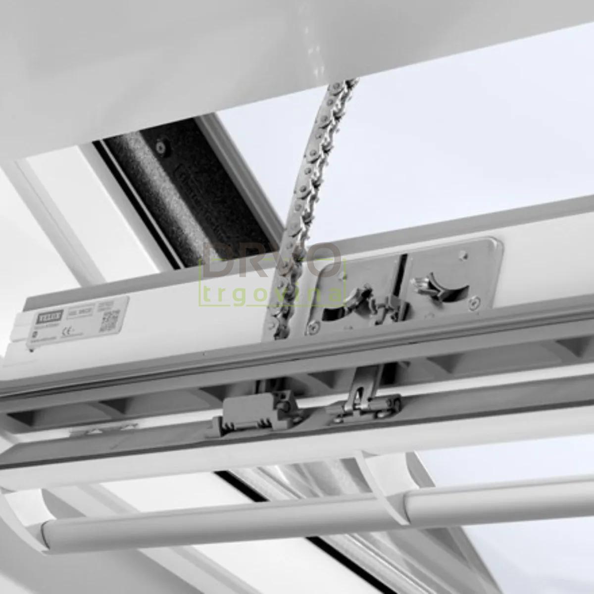 VELUX PREMIUM KROVNI PROZOR, BIJELA BOJA, SOLARNO NAPAJANJE, STAKLO 70 