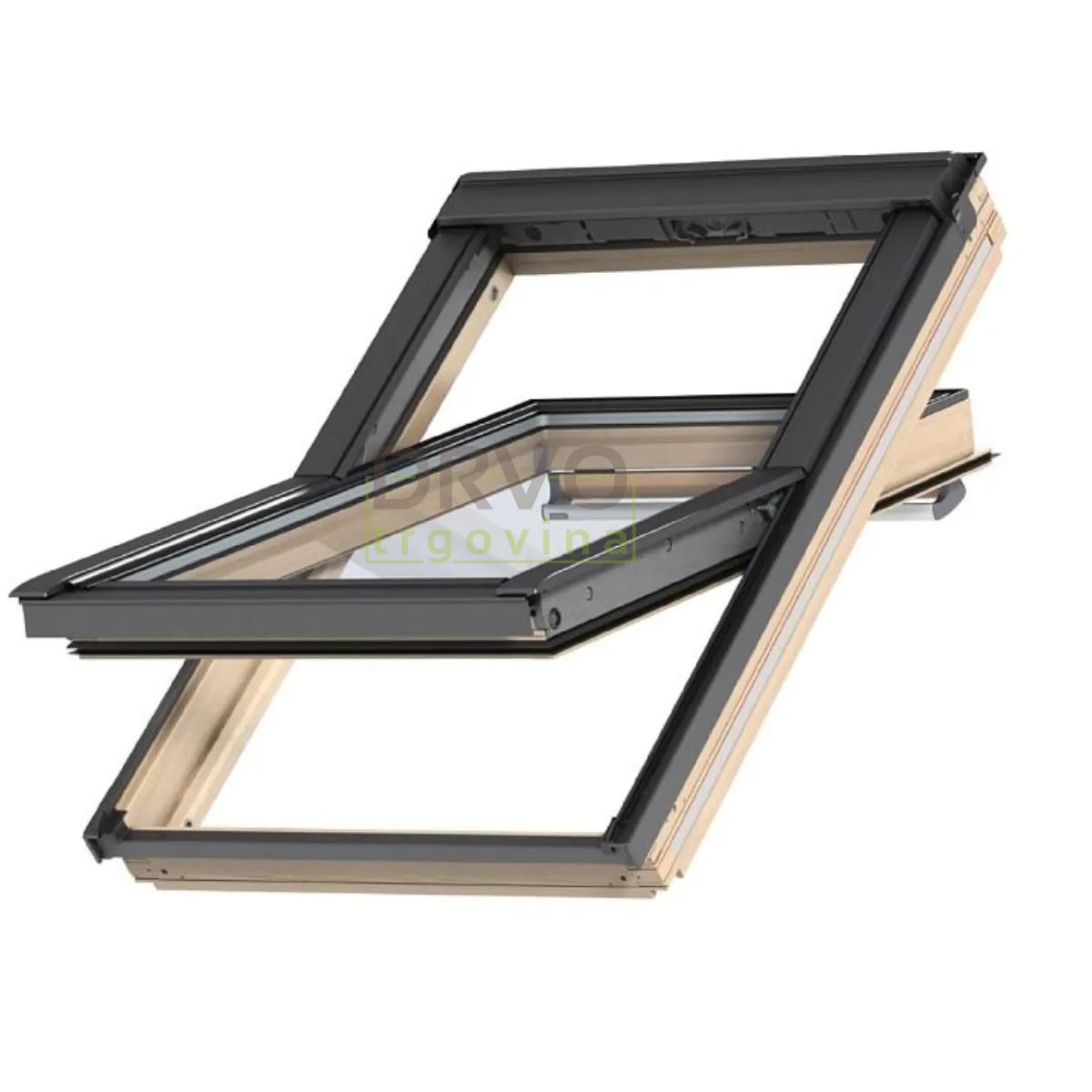 VELUX KROVNI PROZOR, BEZBOJNI LAK, GORNJA RUČKA, STAKLO 68 