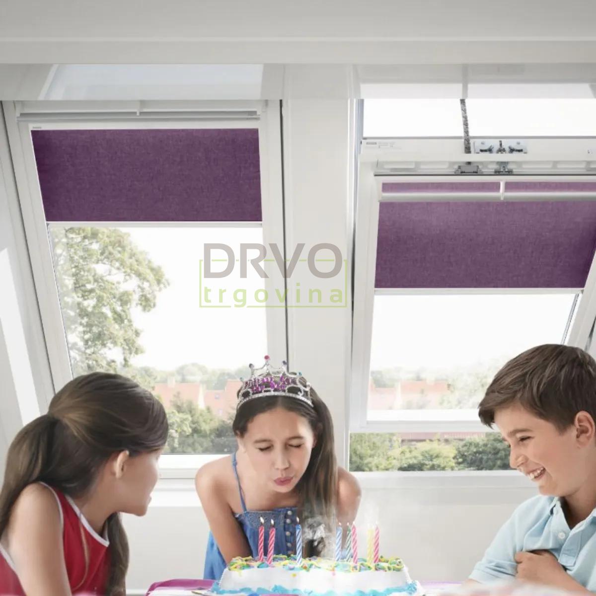 VELUX PREMIUM KROVNI PROZOR, BIJELI POLIURETAN, ELEKTRIČNO NAPAJANJE, STAKLO 68 
