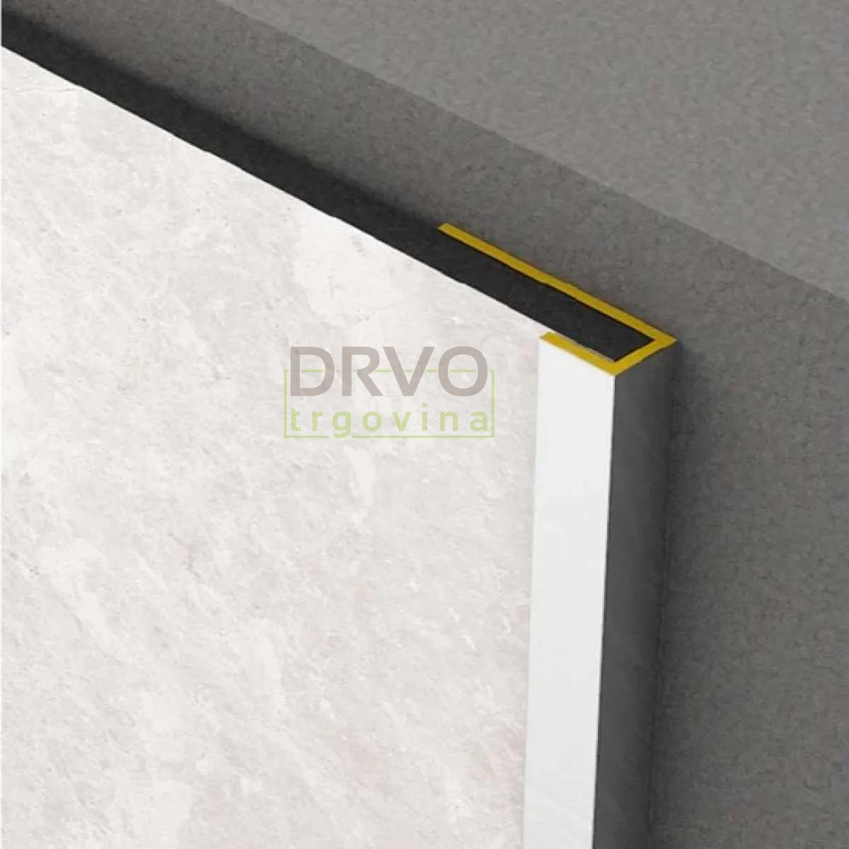 ZAVRŠNI PROFIL C ROCKO BIJELI 2800mm 